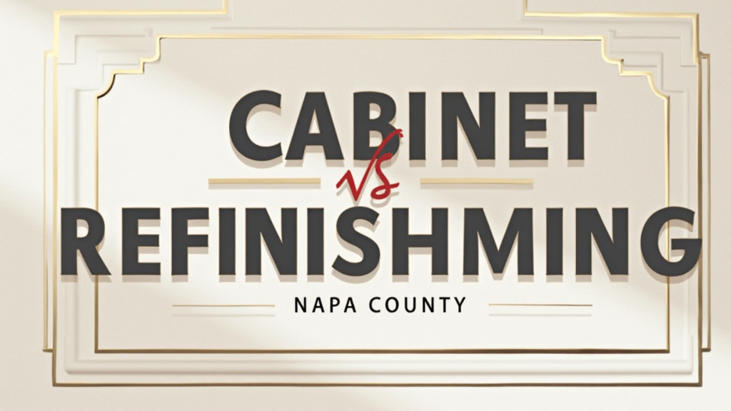 Cabinet Refinishing vs Replacement in Napa County (2026)