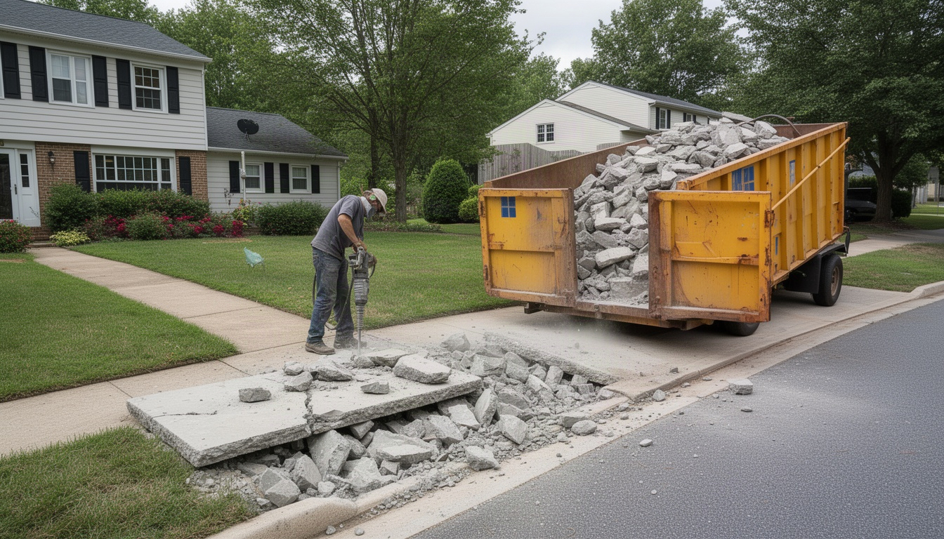 Concrete Removal Cost Near Lanham MD (2026)