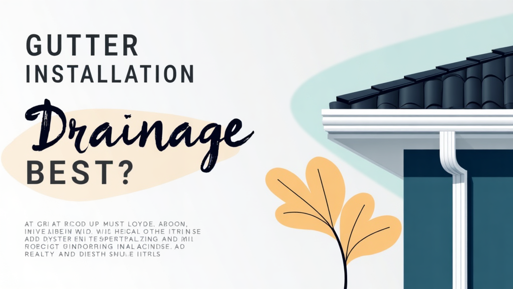 Gutter Installation & Drainage Solutions in Roswell, GA