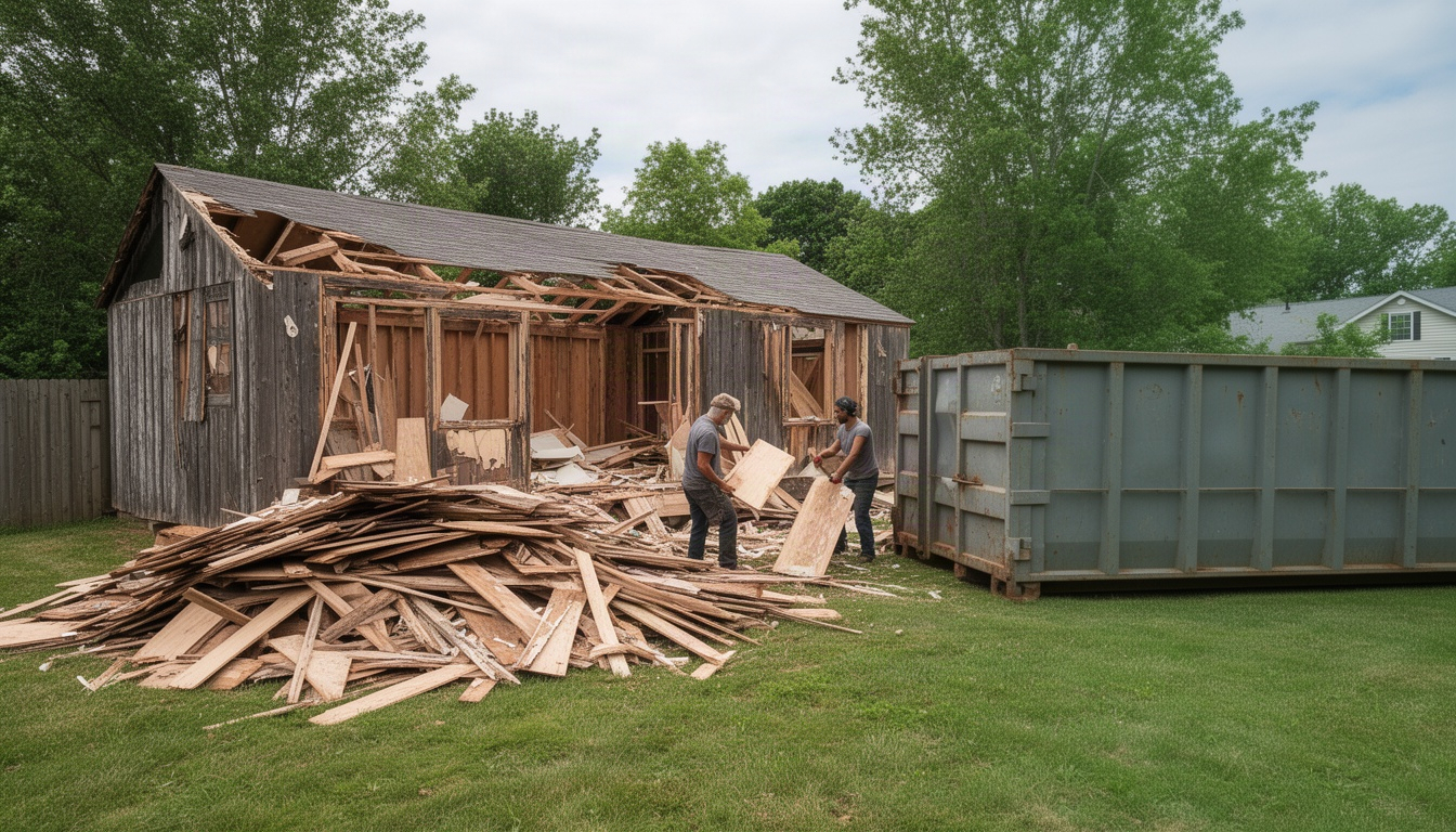 Shed Removal & Demolition Services Near Spartanburg
