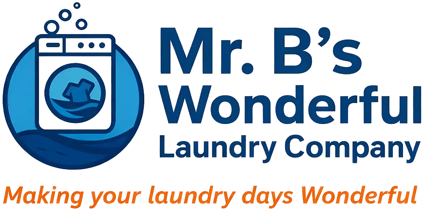 Mr. B’s Wonderful Laundry Company Horizontal Logo